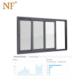 aluminum horizontal sliding service window